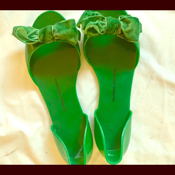 🍀💚 Chinese Laundry🍀💚 open flats w: Bow - Picture 1 of 5